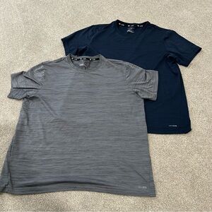 Tek Gear Men's Short Sleeve Tees - Charcoal and Midnight Blue